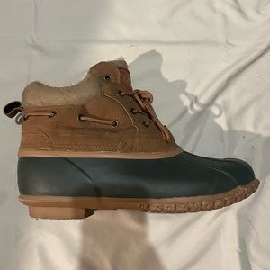 Green and Brown Men’s Duck Boots, Size 12, Worn a handful of times